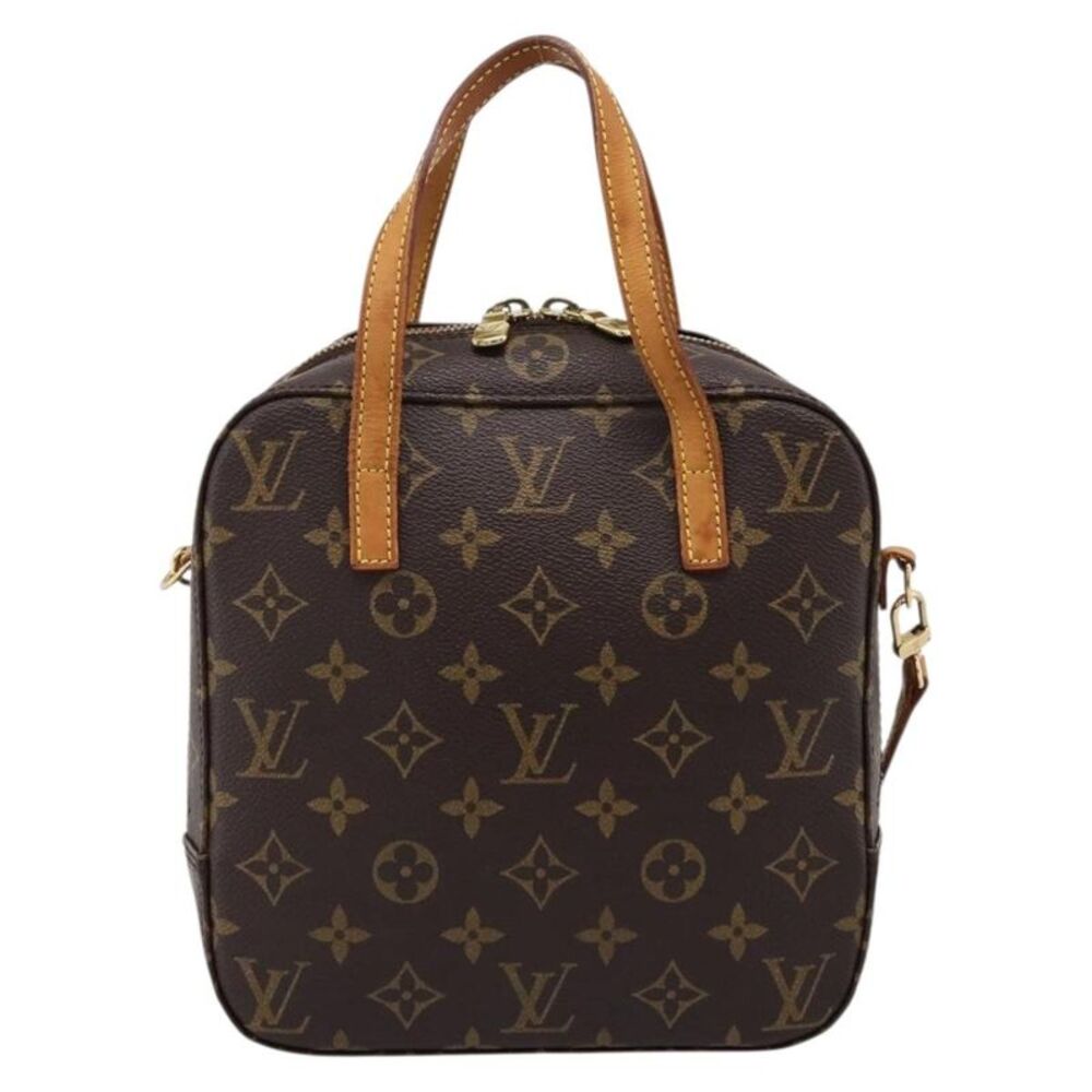 Louis Vuitton Spontini Monogram Canvas Brown Canvas Handbag